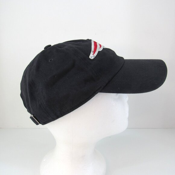 New England Patriots Forty Seven Brand Women Patch Logo Black Adjustable Cap Hat - Picture 4 of 8